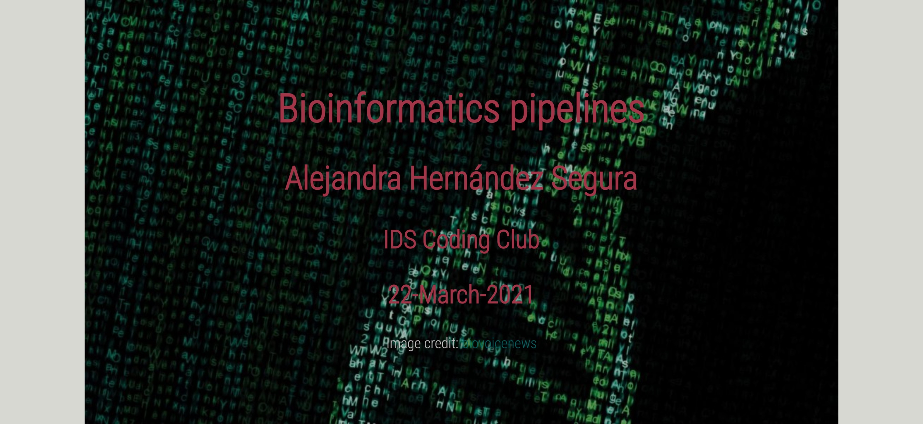 Bioinformatics pipelines with Snakemake